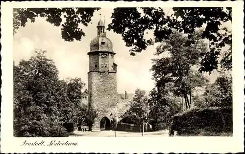 Ak Arnstadt in Thüringen, Neutor, Neutorturm