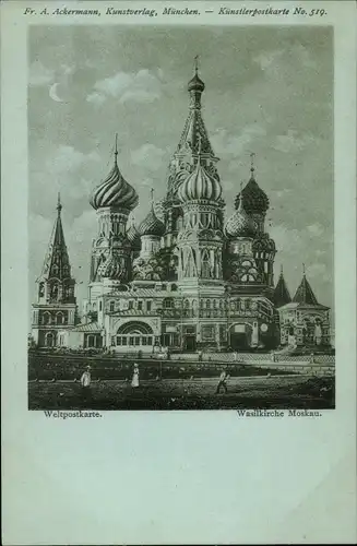 Ak Moskau Russland, Wasilkirche