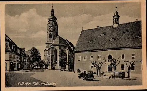 Ak Buttstädt in Thüringen, Marktplatz