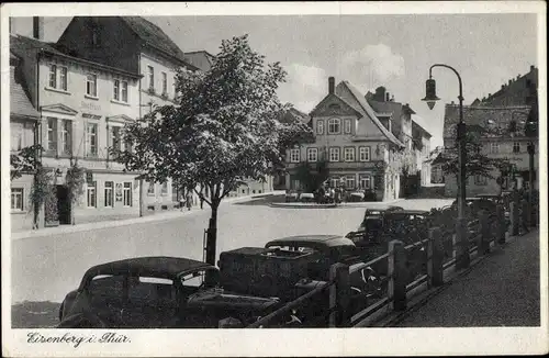 Ak Eisenberg in Thüringen, Stadtansicht, Autos