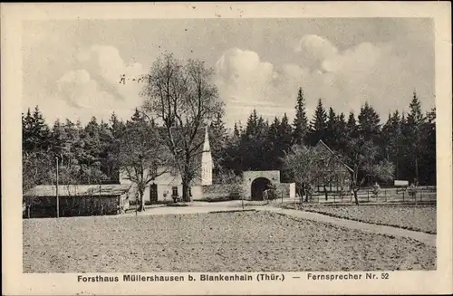 Ak Blankenhain in Thüringen, Forsthaus Müllershausen