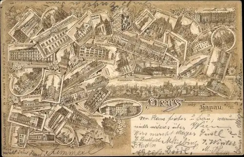 Litho Hanau am Main, Stadtansichten