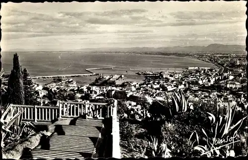 Ak Algier Alger Algerien, Baie vue du Balcon St. Raphael