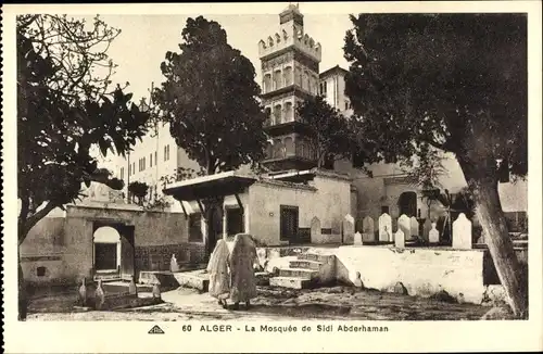 Ak Algier Alger Algerien, La Mosquee de Sidi Abderhaman