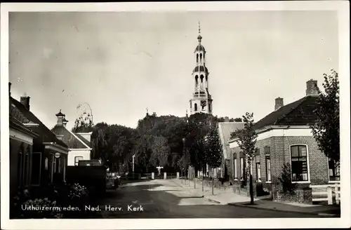 Ak Uithuizermeeden Groningen Niederlande, Ned Herv Kerk