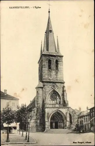Ak Rambervillers Vosges, L'Eglise