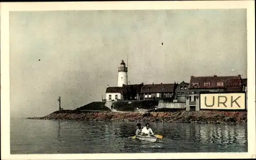 Ak Urk Flevoland Niederlande, Vuurtoren, Leuchtturm