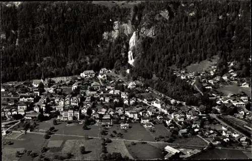 Ak Meiringen Kanton Bern Schweiz, Ortsansicht Vogelperspektive