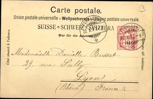 Ak Genève Genf Schweiz, Batiment de l'electricite, Brücke