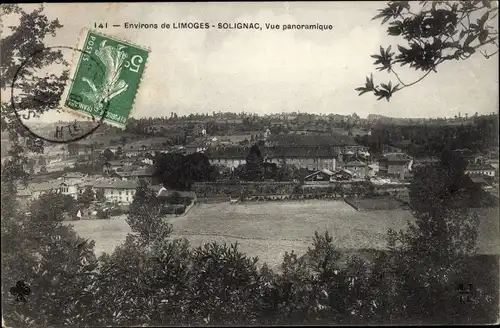Ak Solignac Haute Vienne, Vue panoramique