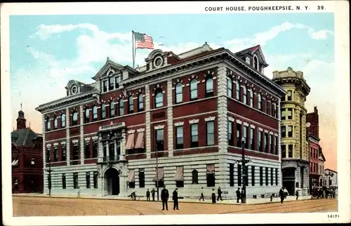Ak Poughkeepsie New York USA, Court House