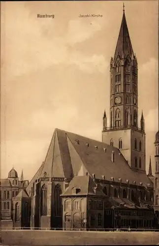 Ak Hamburg Mitte Altstadt, Jacobikirche