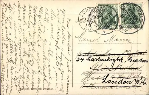 Passepartout Präge Ak Leipzig in Sachsen, Blick auf das Reichsgericht