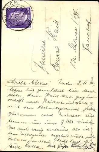 Ak München Bayern, Panorama, Petersturm, Hofbräuhaus, Gedicht