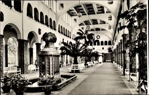 Ak Bad Kissingen Unterfranken Bayern, Wandelhalle