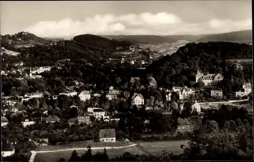 Ak Bad Kissingen Unterfranken Bayern, Blick vom Jagdhaus zur Bodenlaube und zum Altenberg