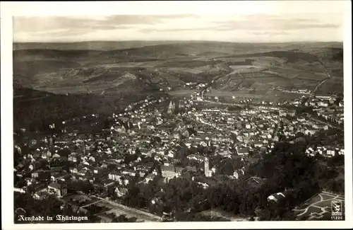 Ak Arnstadt in Thüringen, Fliegeraufnahme