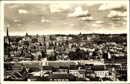 Ak Flensburg in Schleswig Holstein, Panorama