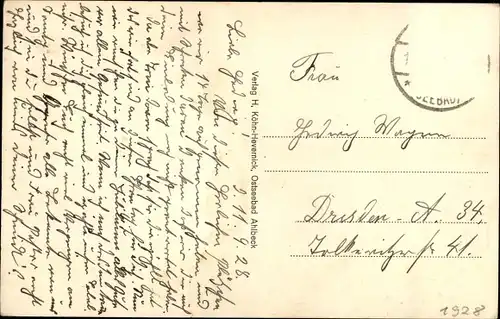 Ak Ostseebad Ahlbeck Heringsdorf auf Usedom, Strand, Boote