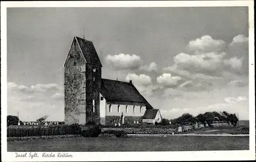 Ak Keitum auf Sylt, Kirche