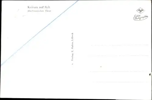 Ak Keitum auf Sylt, Altfriesisches Haus