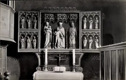 Ak Keitum auf Sylt, St. Severin-Kirche, Altar