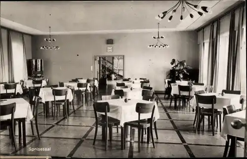 Ak Königswinter am Rhein, Bergmann Erholungswerk E.V., Heim Rosenau, Speisesaal