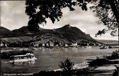 Ak Königswinter am Rhein, Drachenfels
