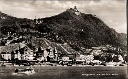 Ak Königswinter am Rhein, Drachenfels