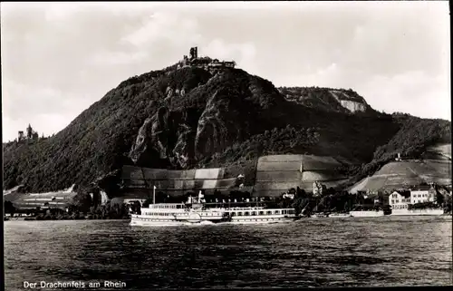 Ak Königswinter am Rhein, Drachenfels