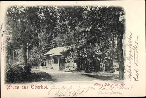 Ak Oberhof im Thüringer Wald, Obere Schweizerhütte