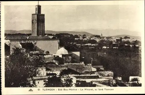 Ak Tlemcen Algerien, Sidi Bou Medine, le Minaret