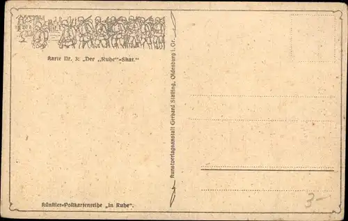 Ak Deutsche Soldaten spielen Karten, Der Ruhe Skat, Soldatenleben