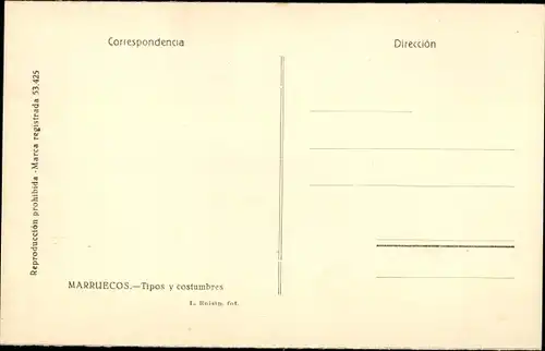 Ak Marokko, Tipos y costumbres, Maghreb, Freitreppen, Mauer