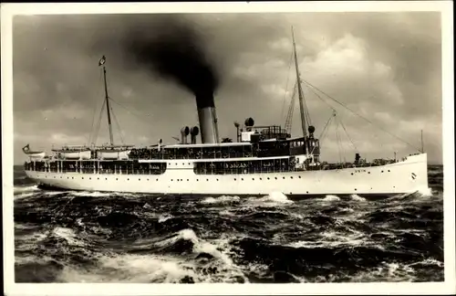 Ak Ostsee-Dampfer S.S. Odin, Braeunlich Stettin