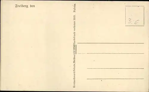 Ak Freiberg in Sachsen, Obermarkt