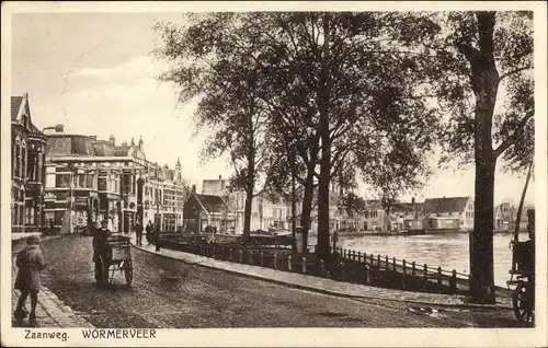 Ak Wormerveer Nordholland, Zaanweg