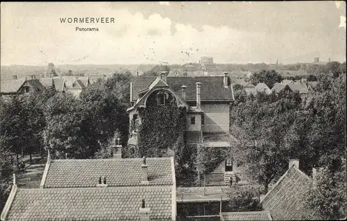 Ak Wormerveer Nordholland, Panorama