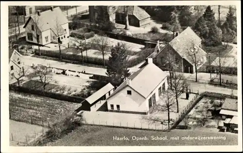 Ak Haarlo Gelderland, Openb. School met onderwijzerswoning