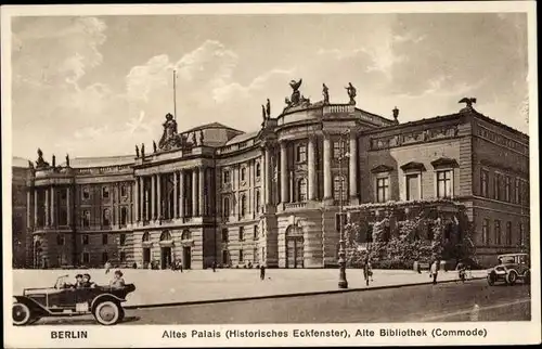 Ak Berlin Mitte, Kaiser Franz Josef Platz, ABOAG Omnibus