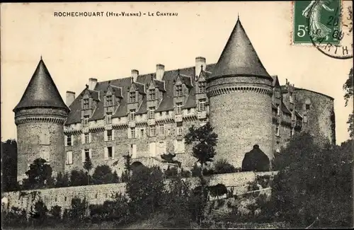Ak Rochechouart Haute Vienne, le Chateau