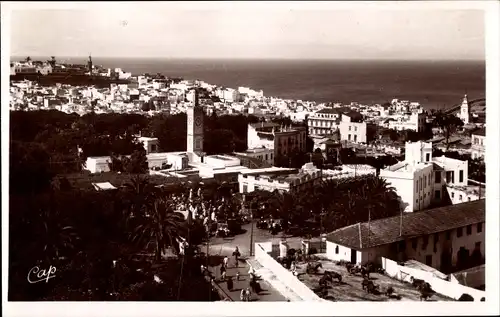 Ak Tanger Marokko, Vue prise de la Villa de France