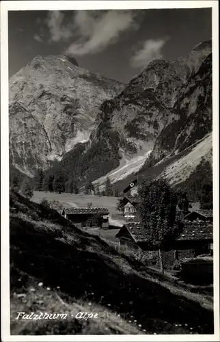 Ak Falzthurn Pertisau Eben am Achensee in Tirol, Blick auf dasTal