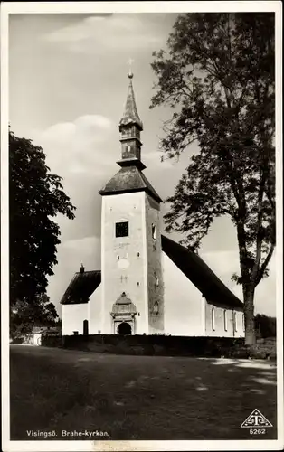 Ak Visingsö Schweden, Brahe Kyrkan, Kirche