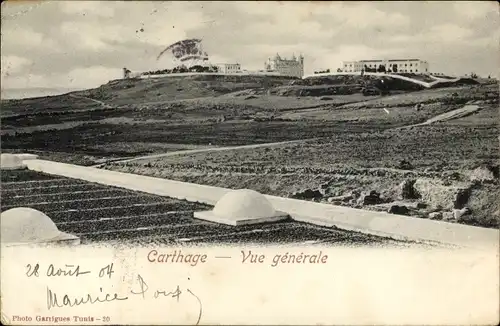 Ak Carthage Karthago Tunis Tunesien, Vue generale