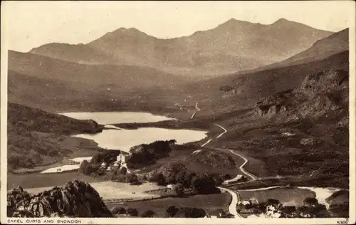Ak Capel Curig Wales, Snowdon