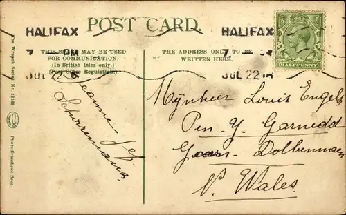 Ak West Linton Schottland, Falls and New Tin Bridge