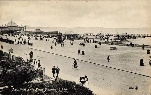 Ak Rhyl Wales, Pavilion and East Parade