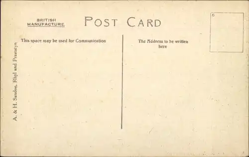 Ak Rhyl Wales, Pavilion and East Parade