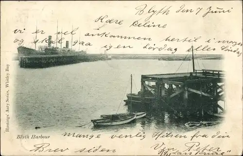 Ak Blyth Northumberland England, Harbour